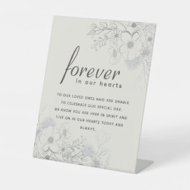Señal de Boda Memorial para Siempre en Nuestros Co