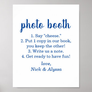 señal de cabina de fotos