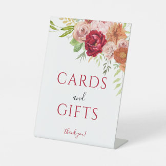 Señal de Caída en Tarjetas de Amor y Regalos