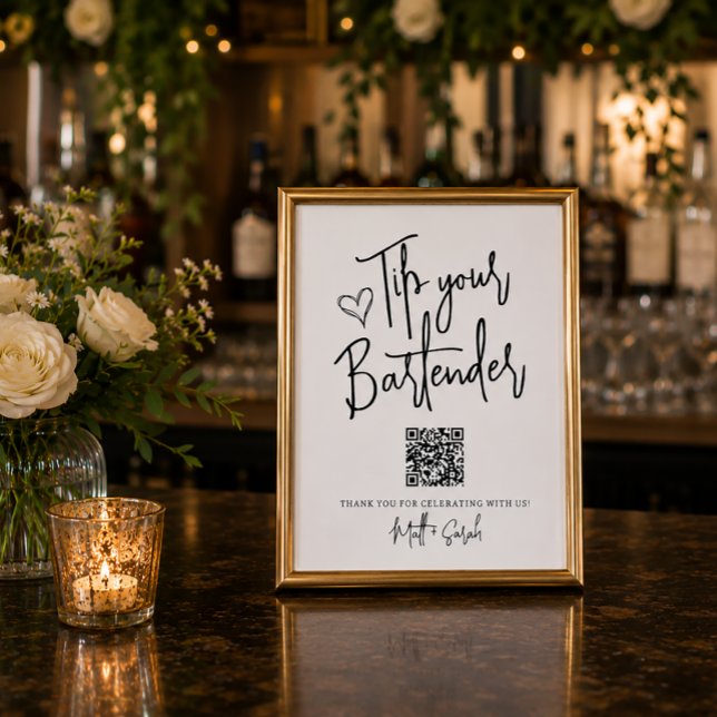 Señal de Código QR para Dar Propina a su Barman (Subido por el creador)