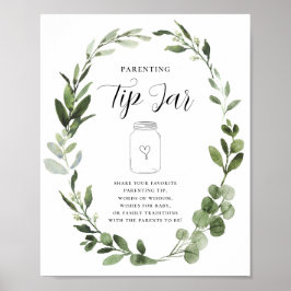 Señal de consejos de crianza para la fiesta de los