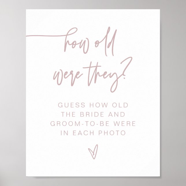 Señal de Cuántos Años Tenían de MARLO Dusty Rose M (Frente)