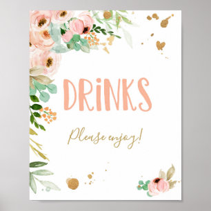 Señal de cumpleaños de Drinks Cheers Miss Onederfu