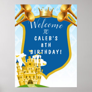 Señal de cumpleaños del Castillo del Príncipe Real