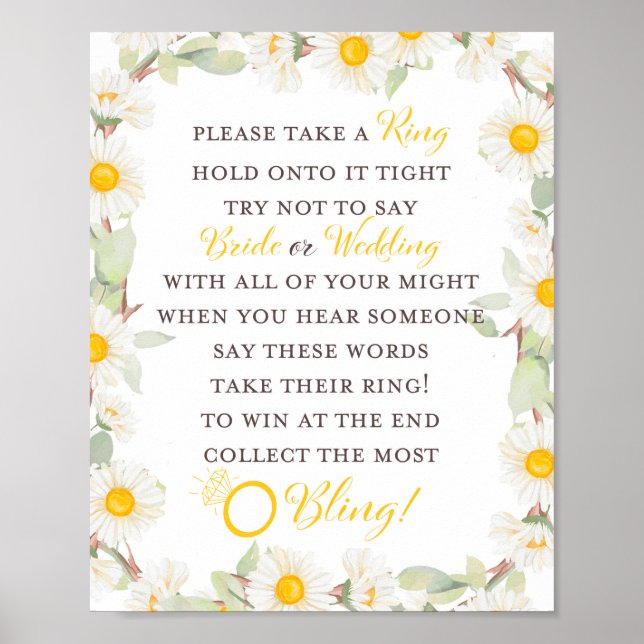 Señal de Despedida de Soltera con Tema de Margarit (Frente)