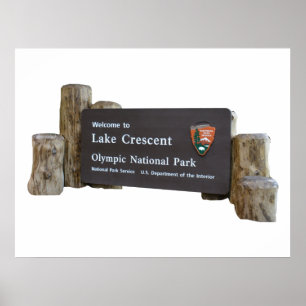 Señal de entrada al Parque Olímpico Nacional Lake 