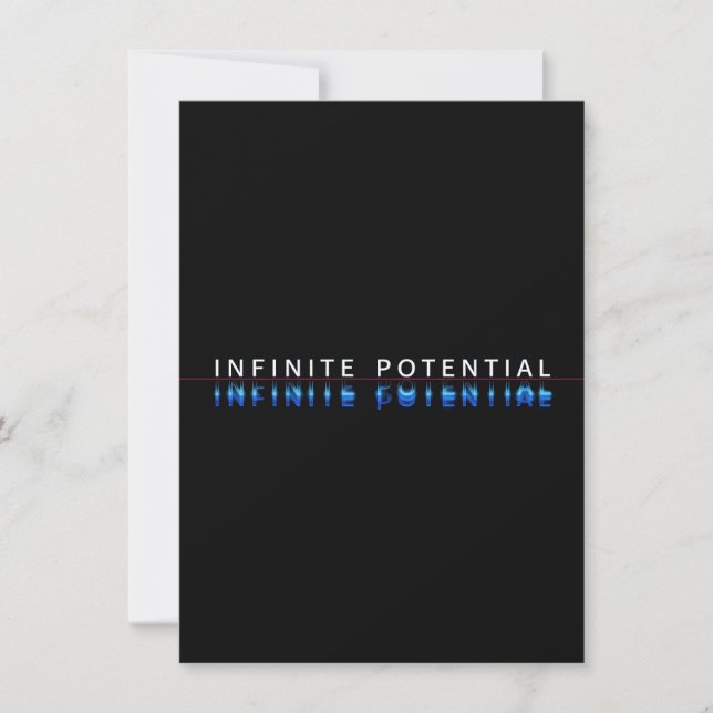 Señal de escritorio de error de potencial infinito (Anverso)