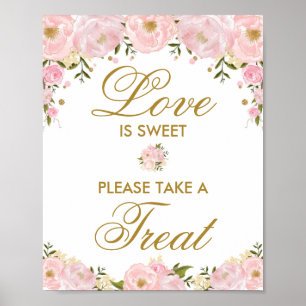 Señal de Favor de Boda Dulce es el Amor Regalos pa