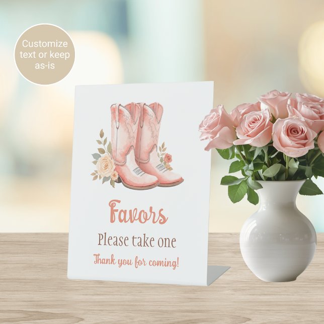 Señal de Favor de Fiesta de Baby Shower con Tema d (Subido por el creador)