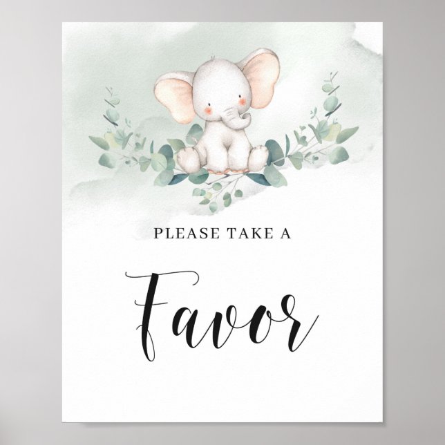 Señal de favor del eucalipto boho de la vegetación (Frente)