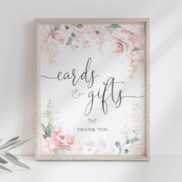 Señal de fiesta de tarjetas y regalos