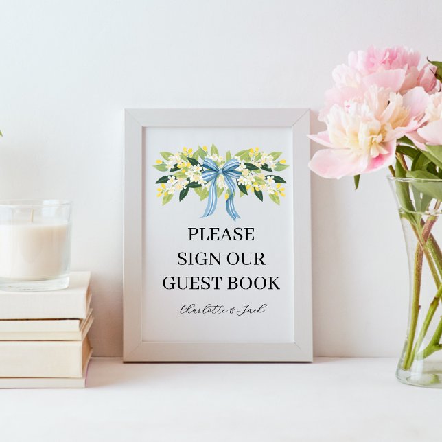 Señal de Florales y Lazo para Firmar el Libro de I (Subido por el creador)
