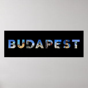 señal de Hungría de la ciudad de Budapest dentro