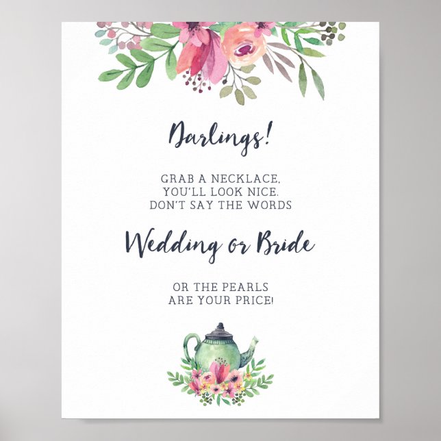 Señal de juego de Desayuno de Despedida de Soltera (Frente)