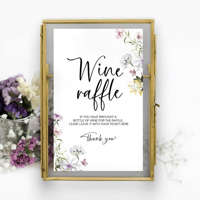 Señal de Juego de Rifas de Vino para Despedida de  (Subido por el creador)