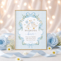 Señal de la barra de Momosa: Blue Silly Goose Baby