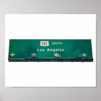 Señal de la calle de Los Ángeles, California