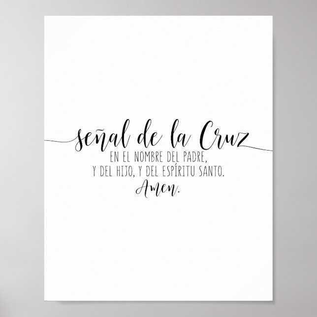 Señal De La Cruz. En el nombre del padre (Frente)
