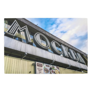 Señal de la estación de tren de Moscú