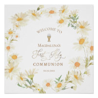señal de la primera comunión sagrada de daisies