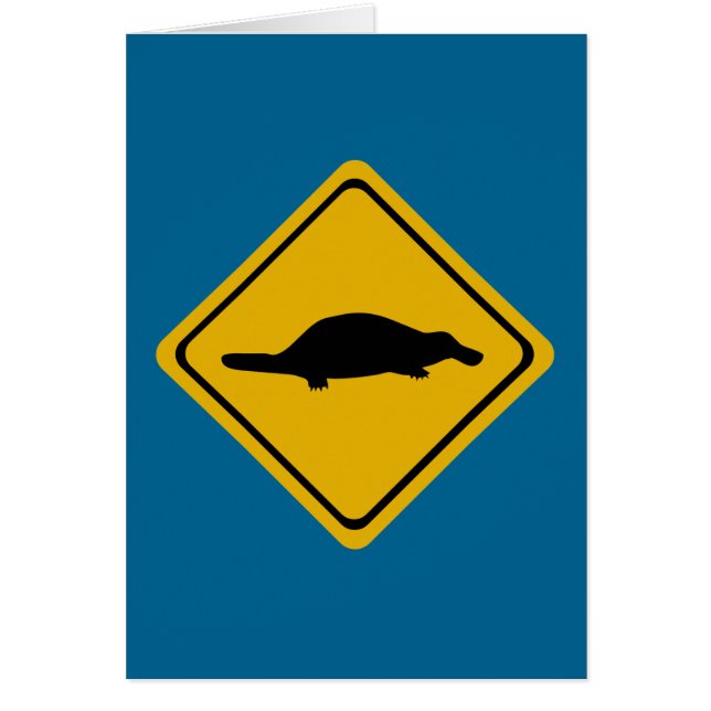 señal de la vía de platypus (Frente)