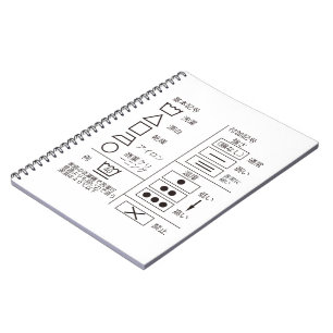 señal de libreta de indicación de lavandería