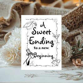 Señal de los favores de graduación dibujados a man