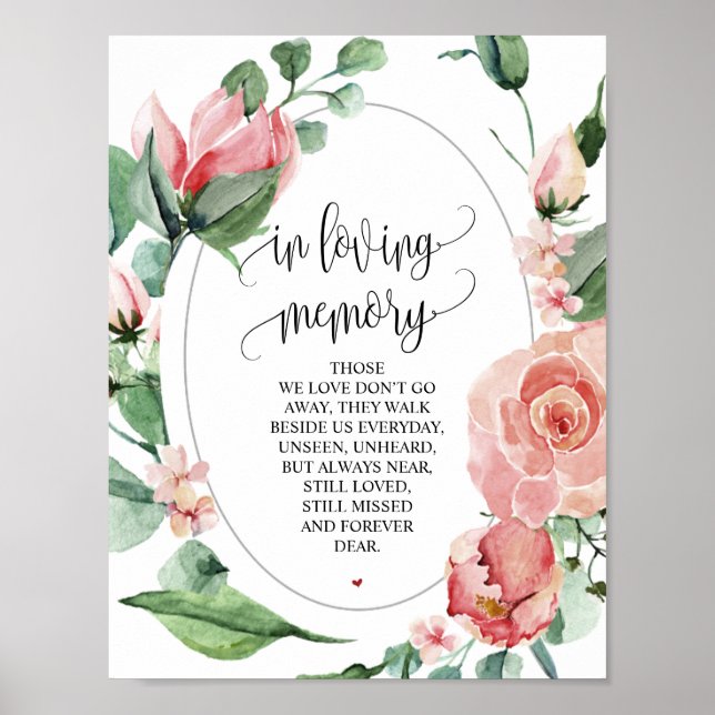 Señal de mesa conmemorativa de boda de primavera c (Frente)