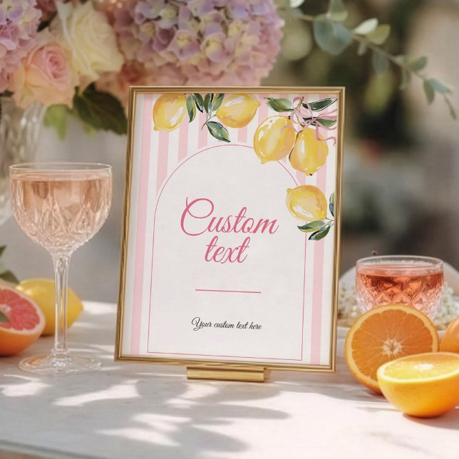 señal de mesa para baby shower de Coquette Lemon P (Subido por el creador)