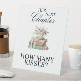 Señal de mesa para despedida de soltera de su próx