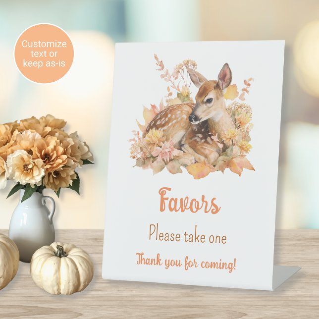 Señal de mesa para regalos de baby shower Oh Deer  (Subido por el creador)