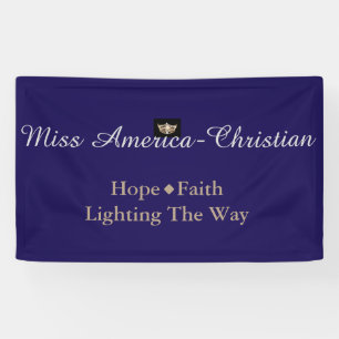 Señal de Miss América-Personalizado cristiana