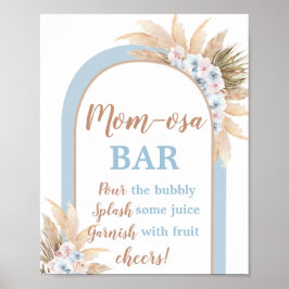 Señal de Momosa Bar Boy del Arco de Grasa Azul Pam