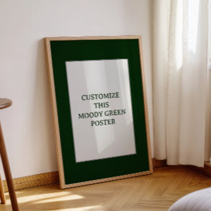 Señal de Navidades Posters de Moody Green Personal