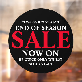 Señal de negocios de venta de tiendas minoristas e