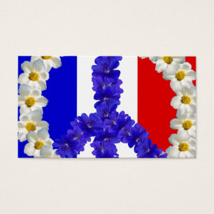señal de paz de bandera francesa