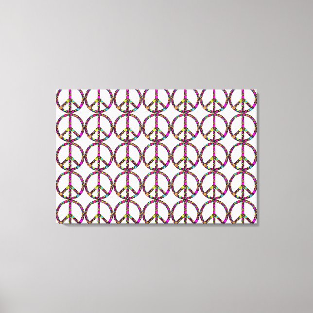 SEÑAL DE PAZ DE FLORAL GROOVY (Anverso)