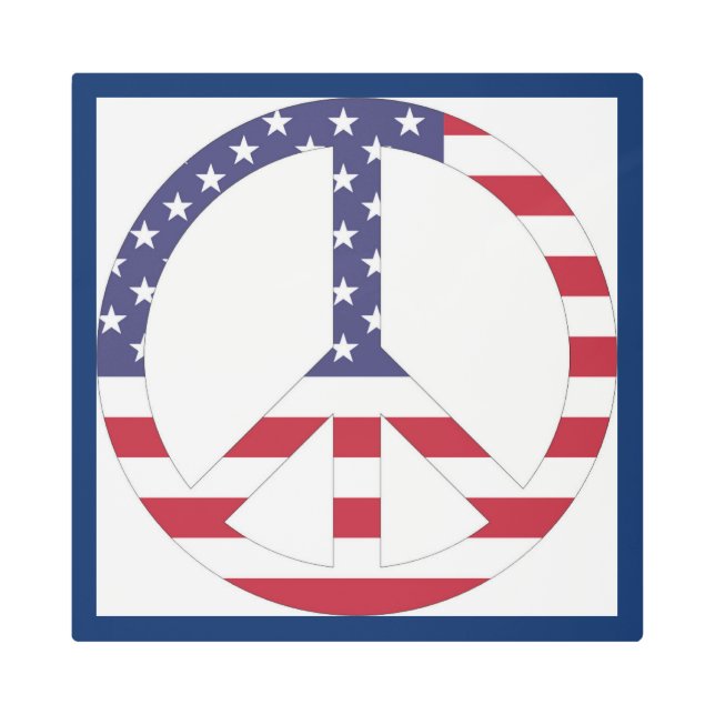 SEÑAL DE PAZ DE LA BANDERA AMERICANA (Anverso)