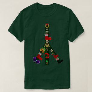 Señal de paz de navidades camiseta