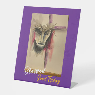 Señal de pedestal de la Pasión de Cristo