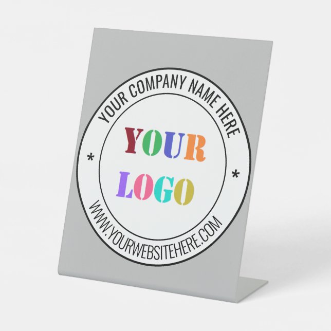 Señal de pedestal para información de logotipo de  (Anverso)