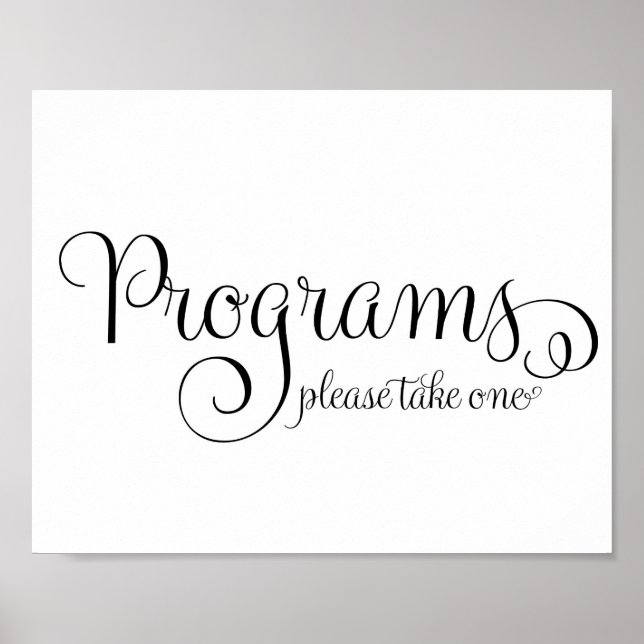 Señal de programa de boda (Frente)