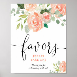 señal de recuerdos florales de vegetación de meloc