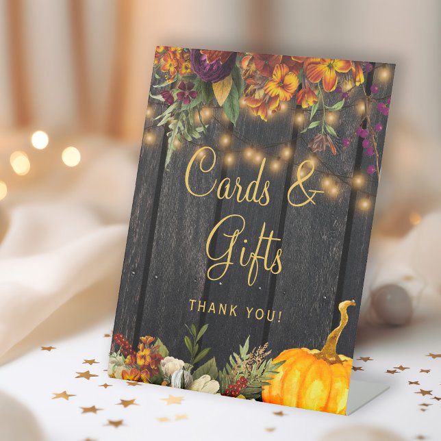 Señal de regalo de tarjetas de boda rústico de oto (Subido por el creador)