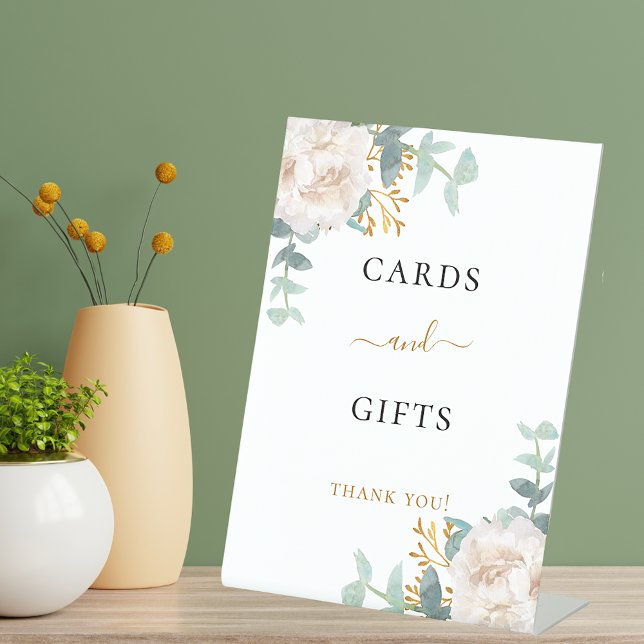 Señal de regalo de tarjetas de eucalipto floral bl (Subido por el creador)
