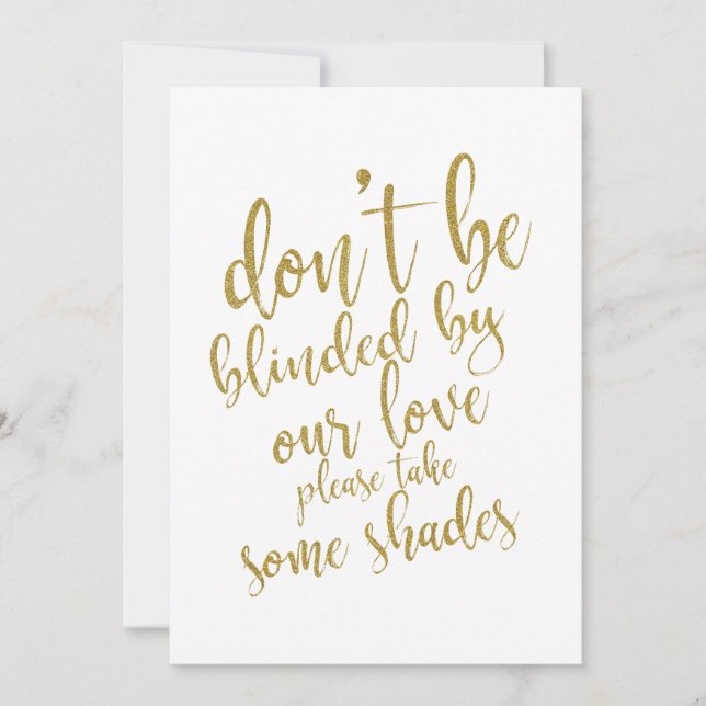 señal de regalos de gafas de sol para bodas asequi (Anverso)