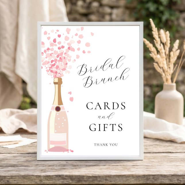 Señal de regalos de tarjetas rosadas de Brunch Bur (Subido por el creador)