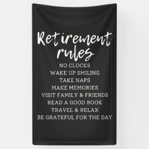 Señal de reglas de jubilación