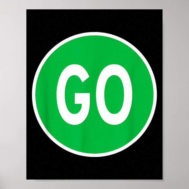 Señal de seguir Verde Luz de Tráfico Carretera Cal (Frente)