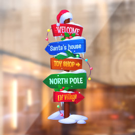Señal de tabla del Polo Norte de Navidad para vent